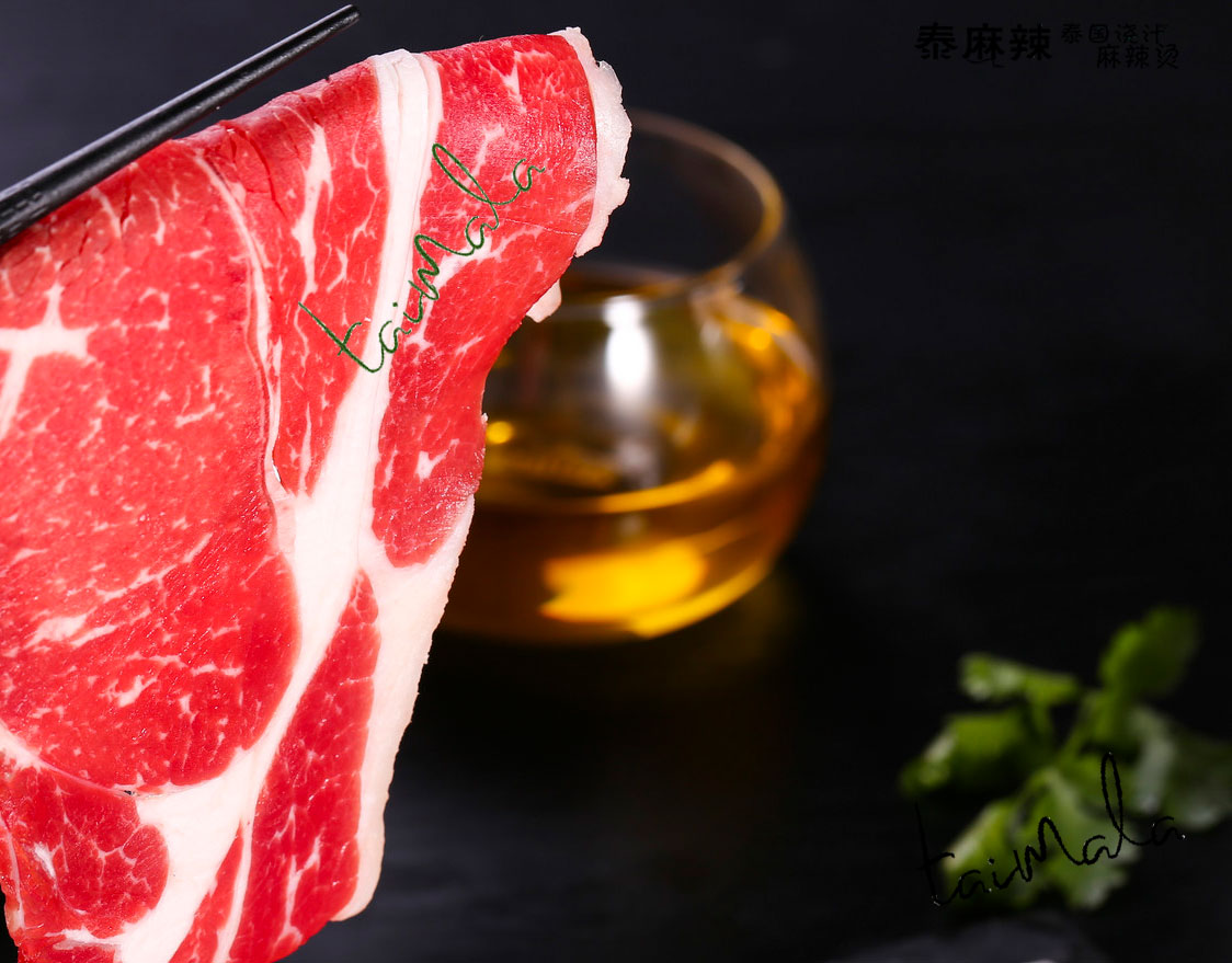 泰麻辣麻辣烫食材：安格斯牛肉